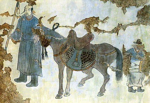 Silk Road horses and camels